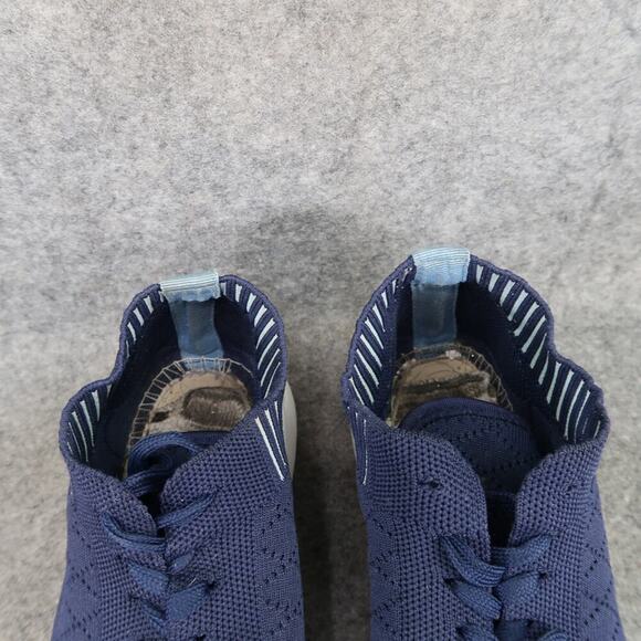 Danskin Shoes Womens 10 Athletic Trainers Sneakers Knit Lace Up Casual Blue - Picture 3 of 12